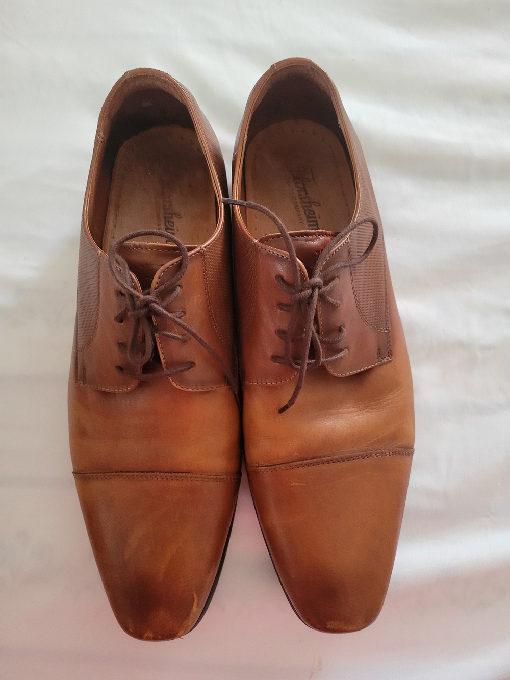 Florsheim Brown Scottsdale Cap Toe Oxford Sz 11D